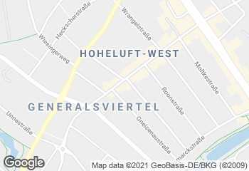 Karte mit Standort von Dat Backhus Eppendorfer Weg
