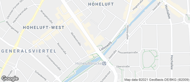 Karte mit Standort von Dat Backhus Falkenried