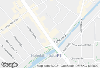 Karte mit Standort von Dat Backhus Falkenried