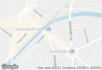 Karte mit Standort von Bäckerei/Konditorei H. von Allwörden GmbH