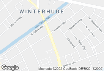 Karte mit Standort von Braaker Mühle - Semperstraße