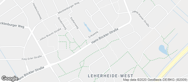 Karte mit Standort von Stadtbäckerei Engelbrecht "Hans-Böckler-Straße"
