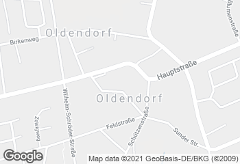 Karte mit Standort von Bäckerei Daetz-Filiale Oldendorf ( EDEKA)