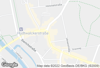 Karte mit Standort von Bäckerei/Konditorei H. von Allwörden GmbH