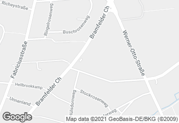 Karte mit Standort von Dat Backhus Bramfelder Chausssee