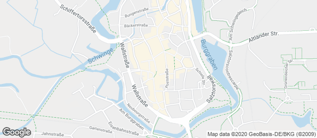 Karte mit Standort von Caffeetante