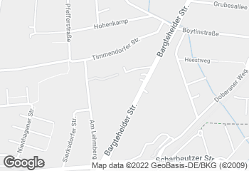 Karte mit Standort von Bäckerei/Konditorei H. von Allwörden GmbH