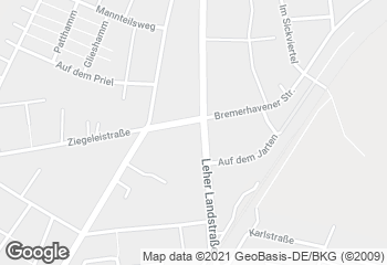 Karte mit Standort von Starke Bäcker Langen