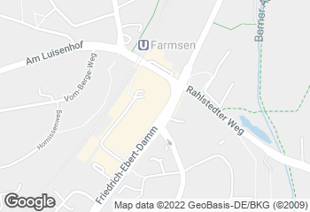 Karte mit Standort von Bäckerei/Konditorei H. von Allwörden GmbH