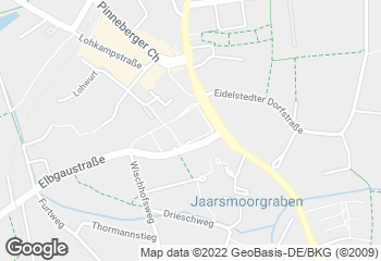 Karte mit Standort von Junge Die Bäckerei. - Eidelstedt Center