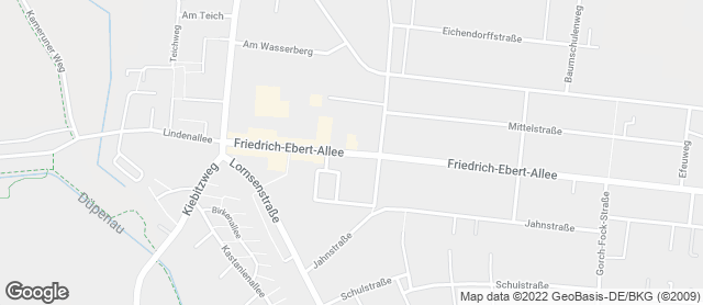 Karte mit Standort von Bäckerei & Konditorei Schlüter