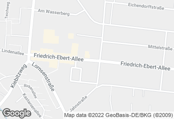 Karte mit Standort von Bäckerei & Konditorei Schlüter