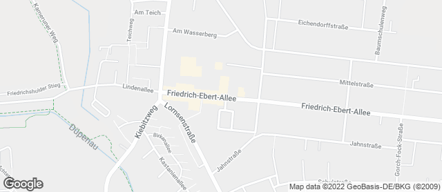 Karte mit Standort von Junge Die Bäckerei. - Schenefeld