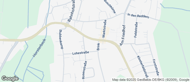 Karte mit Standort von Backhaus Lünstedt®