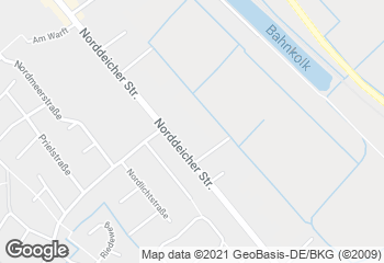 Karte mit Standort von Bäckerei Grünhoff