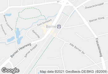 Karte mit Standort von Dat Backhus U-Bahn Berne