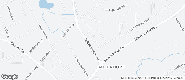 Karte mit Standort von Braaker Mühle - Meiendorf, Spitzbergenweg
