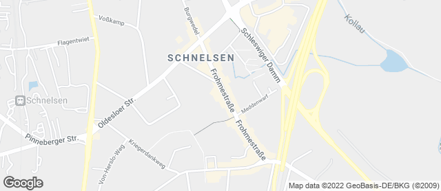 Karte mit Standort von Junge Die Bäckerei. - Frohmestraße