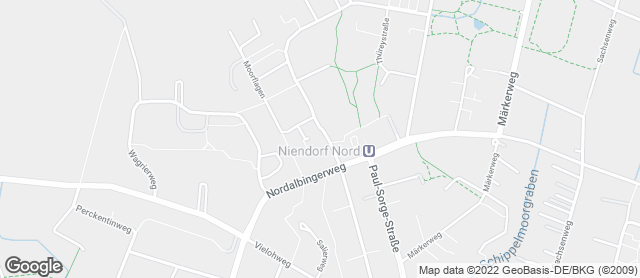 Karte mit Standort von Bäckerei Kolls Niendorf/Nord