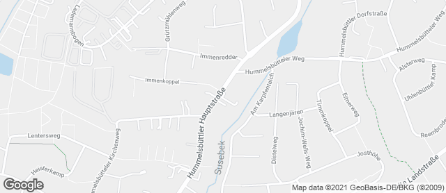 Karte mit Standort von Dat Backhus Hummelsbüttler Hauptstraße