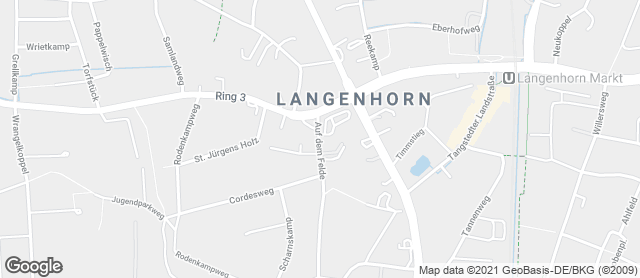 Karte mit Standort von Dat Backhus Krohnstieg