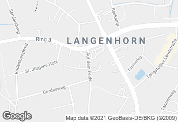 Karte mit Standort von Dat Backhus Krohnstieg