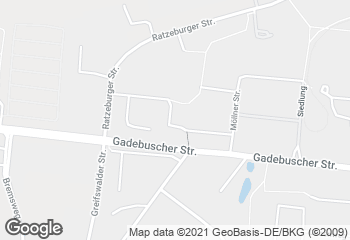 Karte mit Standort von Bäckerei-Konditorei Kadatz