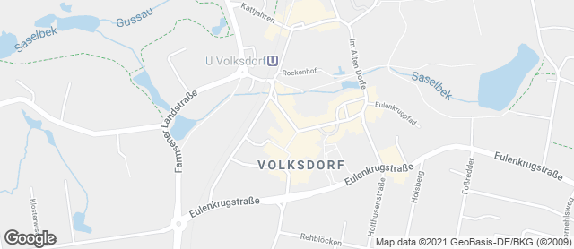 Karte mit Standort von Springer Bio-Backwerk Volksdorf