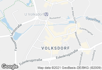 Karte mit Standort von Springer Bio-Backwerk Volksdorf