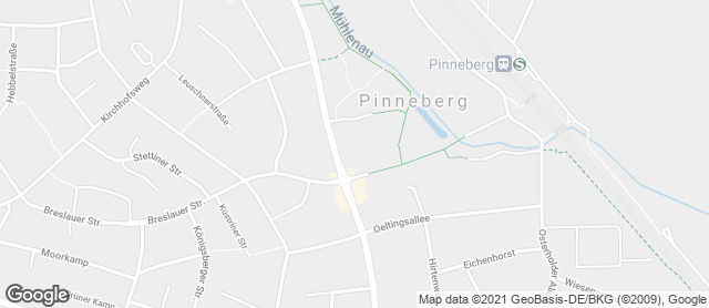 Karte mit Standort von Dat Backhus Pinneberg EDEKA