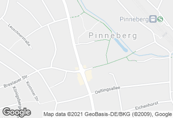 Karte mit Standort von Dat Backhus Pinneberg EDEKA