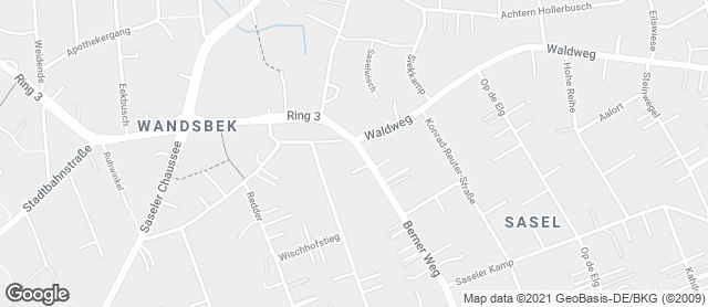 Karte mit Standort von Dat Backhus Saseler Markt