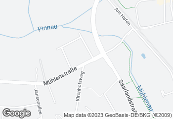 Karte mit Standort von Bäckerei Dwenger