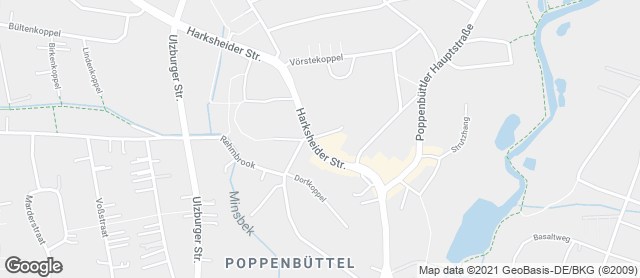 Karte mit Standort von Bäckerei & Konditorei L. Daube KG  Filiale Harksheider Straße