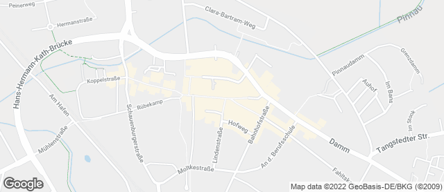 Karte mit Standort von Münster`s Backstube