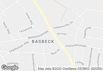 Karte mit Standort von Backhaus Lünstedt®