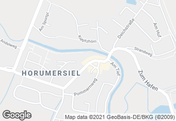 Karte mit Standort von Lorenz Bäcker Victorbur GmbH (Horumersiel)