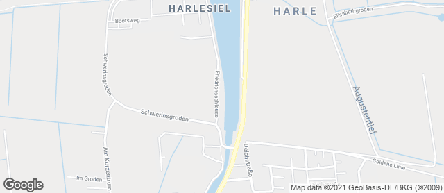 Karte mit Standort von Lorenz Bäcker Victorbur GmbH (Harlesiel)