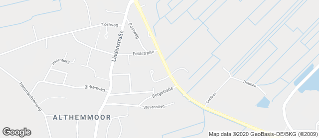 Karte mit Standort von Bäckerei Daetz-Filiale Hemmoor ( NETTO )