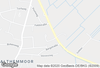 Karte mit Standort von Bäckerei Daetz-Filiale Hemmoor ( NETTO )