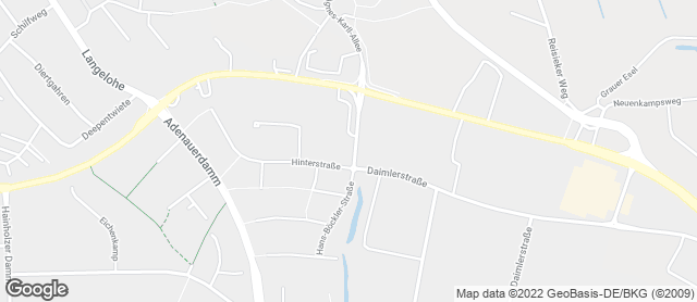 Karte mit Standort von Bäckerei Kolls Famila Elmshorn