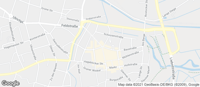 Karte mit Standort von Bäckerei & Konditorei Hatscher GmbH & Co. KG