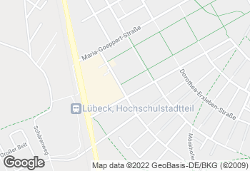 Karte mit Standort von Junge Die Bäckerei. - Im MGZ Hochschulstadtteil