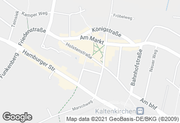 Karte mit Standort von Dat Backhus Kaltenkirchen