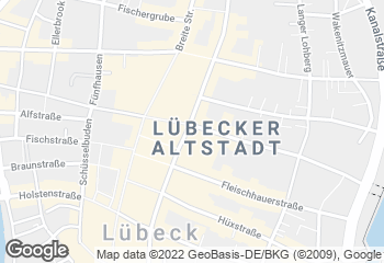 Karte mit Standort von Konditorei Junge GmbH