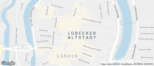Karte mit Standort von Junge Die Bäckerei. - Königstraße 43