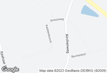 Karte mit Standort von Bäckerei Carstens