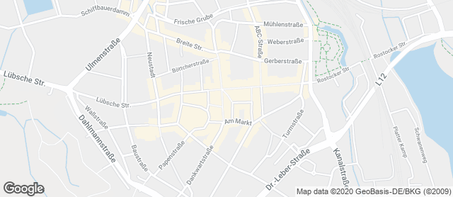 Karte mit Standort von Junge Die Bäckerei. - Am Markt/Hegede