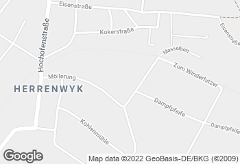 Karte mit Standort von Bäckerei/Konditorei H. von Allwörden GmbH