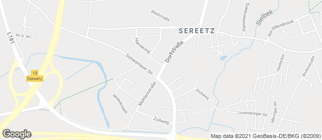 Karte mit Standort von Bäckerei & Konditorei Brede